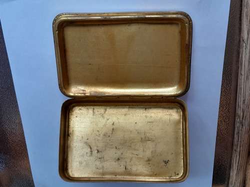 WW1 Art Deco  Christmas 1914 Princess Mary`s Brass Tin.