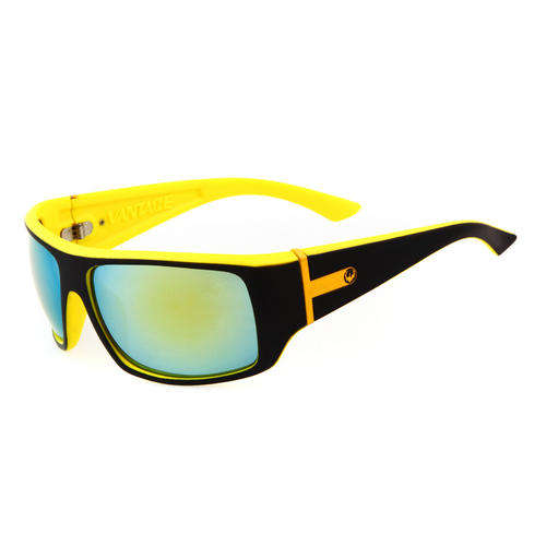 2014 DRAGON VANTAGE FAST YELLOW & BLACK Men's Sport Outdoor Sunglasses with packaging box and bag