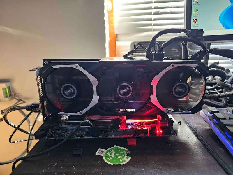 Game ace rx580 8gb triple fan!
