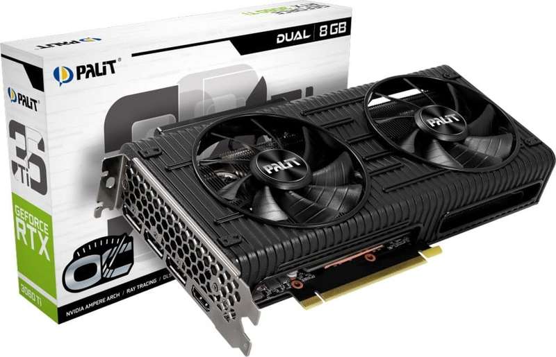 Palit GeForce RTX 3060 Ti Dual NE6306T019P2-190AD 8GB GDDR6