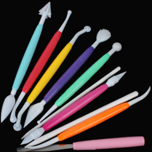 COLORFULL MODELLLING TOOLS AND SETS