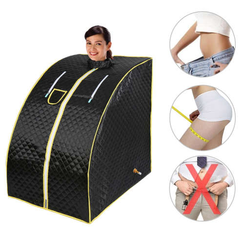 Black Steam Sauna Portable Steam Sauna Room Latest Model Relax Steam Sauna
