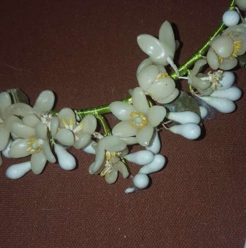 vintage wedding headband and ring band