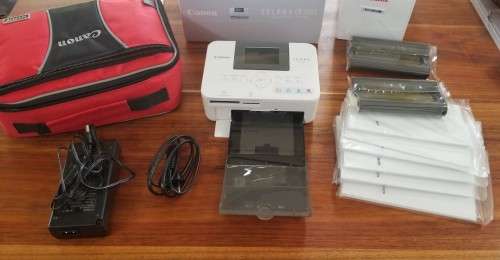 Canon Selphy CP1000 Printer, Case, Ink & Paper