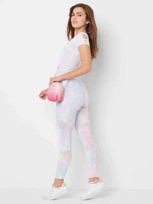 100% Original Guess Ladies Leggings (Kroll Tie-Due Leggings) - Guess Size Small RETAIL R999