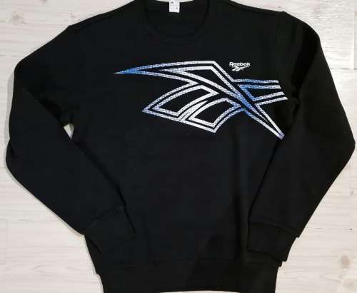 Original Reebok FK2621 CL GP AOV Crew Black Sweatshirt - Size Medium (Retail R1199)