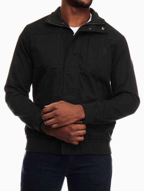 Original PRINGLE of Scotland Bomber Jacket (Black) - Large (Retail R3299)