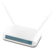 Edimax ADSL 2+ Modem/Router, Wireless 802.11b/g/n - 300Mbps, 4p 100Mbps Switch, Fixed 5dBi Antenna