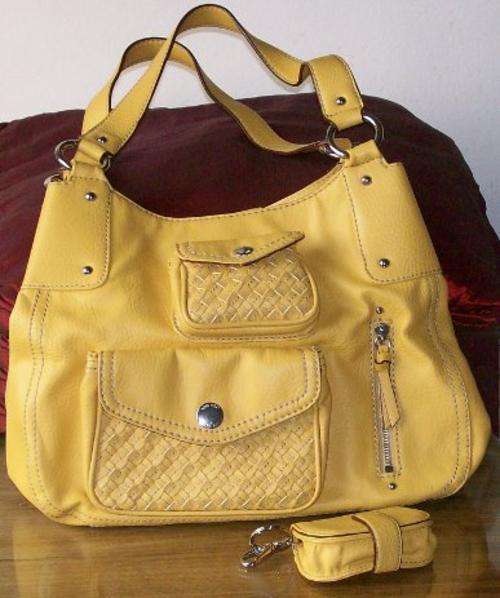 Mustard yellow Nine West handbag