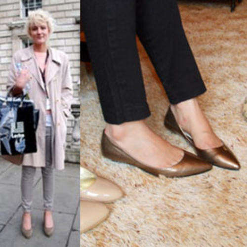 NEWYORKER STYLE BRONZE  Enameled Middle Highheel
