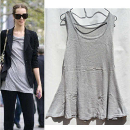 Sleeveless Sexy MANGO FLARE LONG Top DRESS Size for S ~M