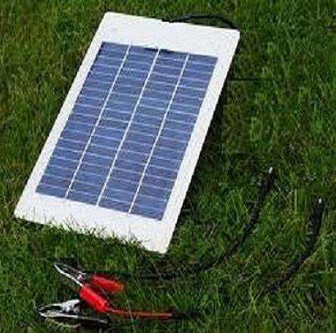 SOLAR PANEL, 12V, 5W. . **New And Improved for more responsive Charging**