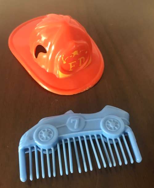 My Little Pony - Big Brother Chief (1987) with fireman's hat and racecar comb