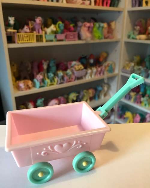 My Little Pony - Accessory - Baby Ribbon`s Wagon (1985)