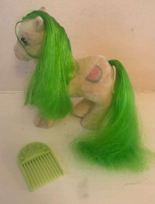 My Little Pony - So Soft - Scrumptious with original sun pick (1985)