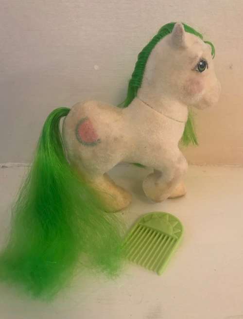 My Little Pony - So Soft - Scrumptious with original sun pick (1985)