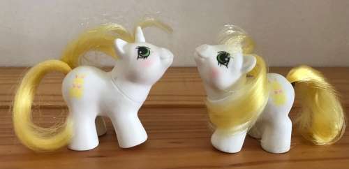 My Little Pony - Newborn Twins - Rattles and Tattles with accessories (1986) - IRRESISTIBLE