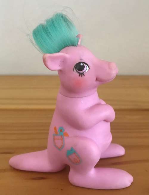 My Little Pony - Baby Ponies and Pretty Pals - Baby Hoppy the Kangaroo (hair trim) (1988) - RARE!