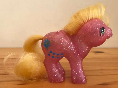 My Little Pony - Baby Sparkle Ponies - Baby North Star with brush (1989)