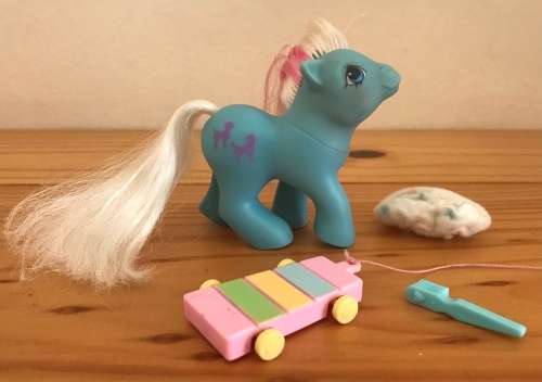 My Little Pony - First Tooth Baby Pony - Baby Fifi with accessories (1986)