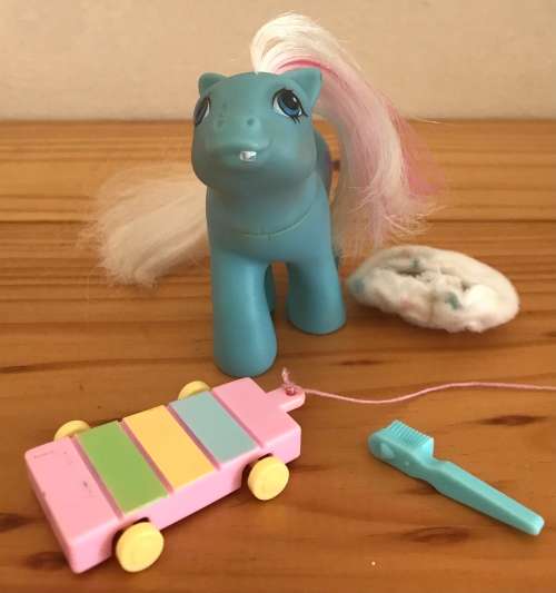 My Little Pony - First Tooth Baby Pony - Baby Fifi with accessories (1986)