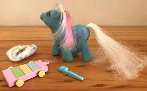 My Little Pony - First Tooth Baby Pony - Baby Fifi with accessories (1986)
