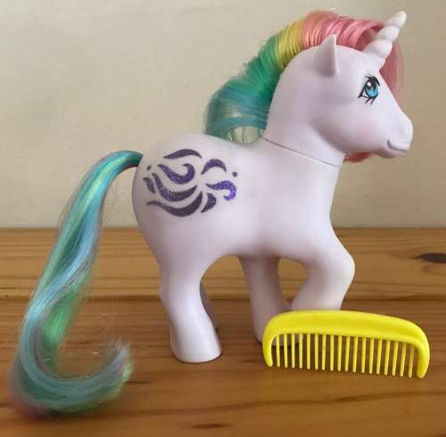 My Little Pony - Rainbow Ponies - Windy with brush (1983) - STUNNING