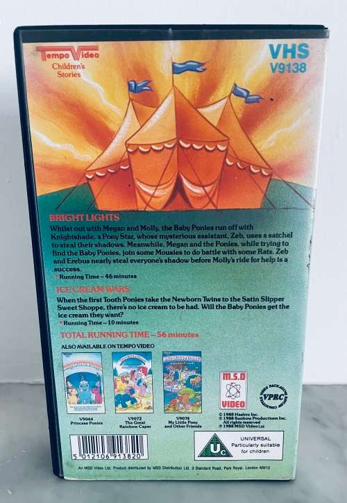 My Little Pony - VHS - Bright Lights (1988)