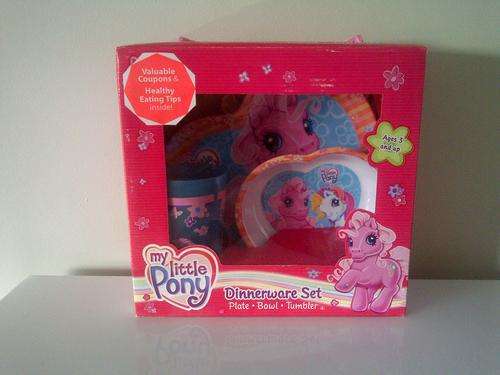 My Little Pony - Dinnerware Set (2003) - Collector's Item