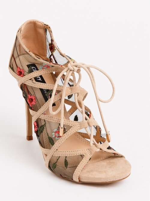 Cherry Sofia Heels