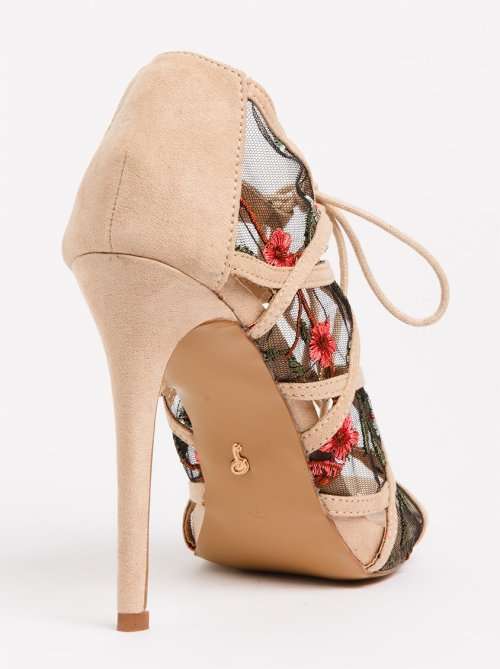 Cherry Sofia Heels