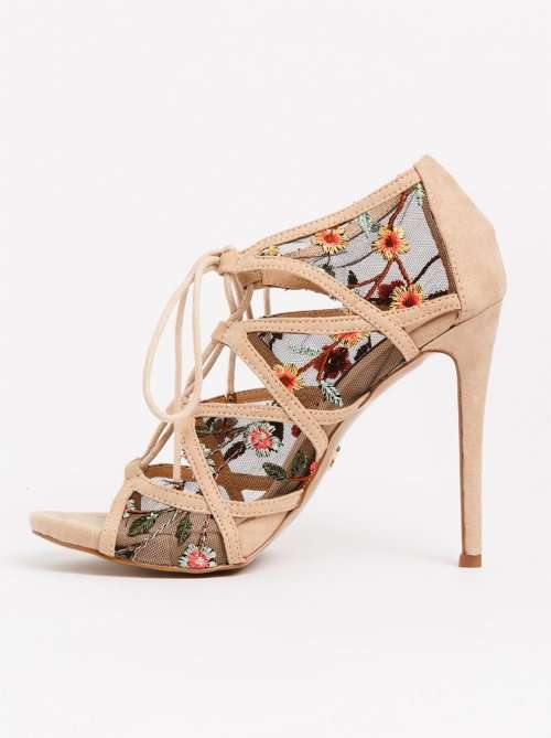 Cherry Sofia Heels