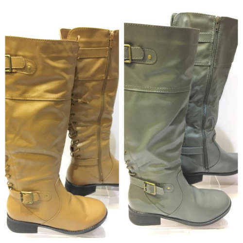 Ladies Long Lace Up Boots