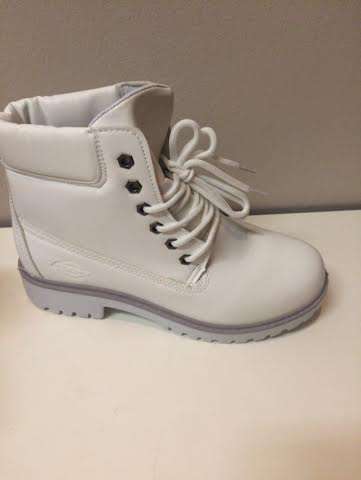 White Patent Boots