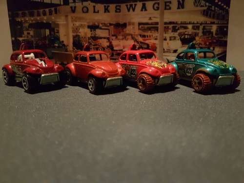 HOT WHEELS VW BAJA BUG LOT OF 4