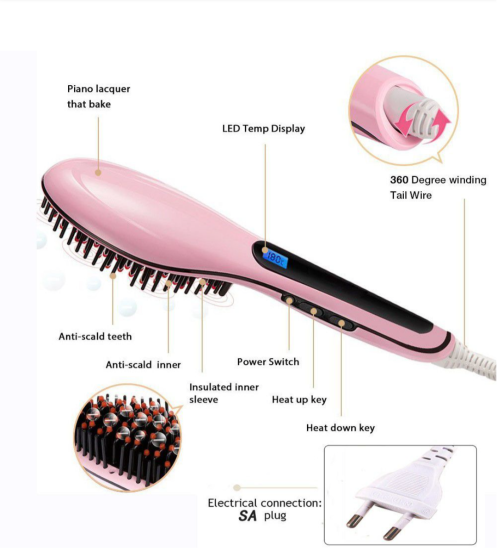 Professional Straightening Detangling Hair Brush