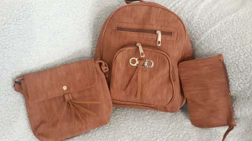 Womens Back Pack Handbag Set
