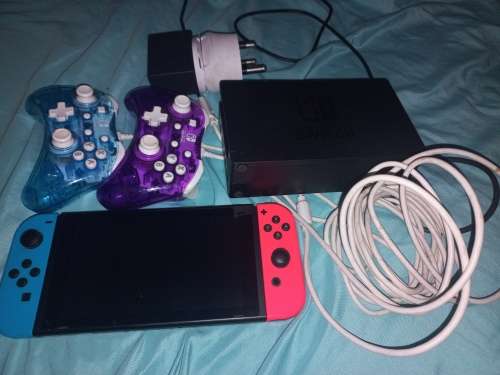 Nintendo Switch console plus 2 extra controllers