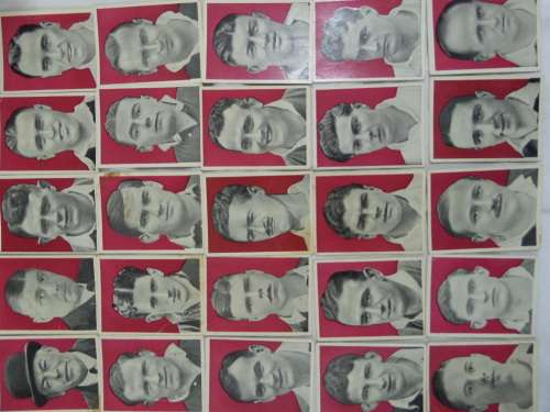 Rare 1938 British rugby tour of South Africa cigarette cards incomplete
