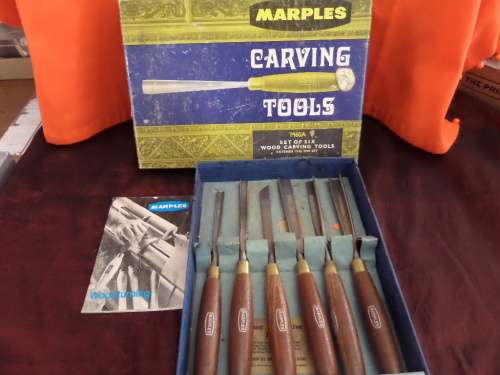Marples Carving Tool Set( set of 6 boxed)