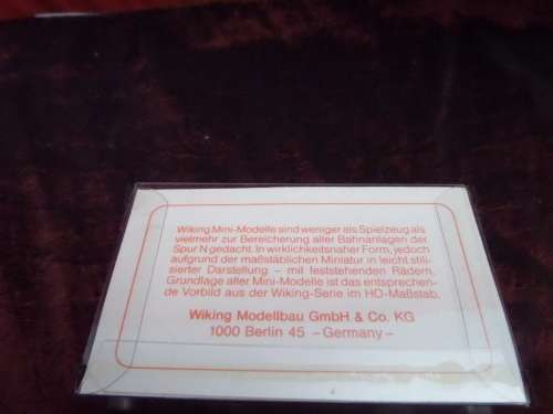 Wiking  truck and trailer ( mini)