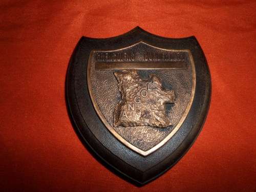 Grensdiens Border Duty Angola Plague 11 cm wide