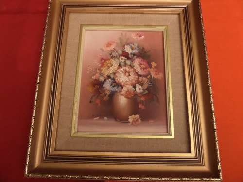 Oil Painting on Board Artist K Stone (Flowers)