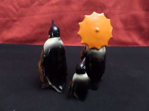 Set of Three Bestwick England  Porcelain  Penguins