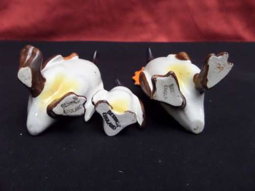 Set of Three Bestwick England  Porcelain  Penguins
