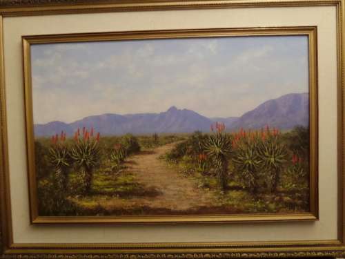 Arthur Kleu Oil on Canvas (Southern Cape) 94cm x78cm