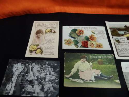 Antique Post Cards Used (Bid for the Lot)
