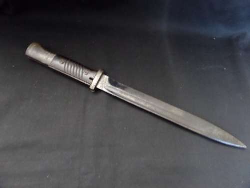 WW 2 German K98 Bayonet ( with markings 856 42 c v l )