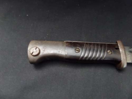 WW 2 German K98 Bayonet ( with markings 856 42 c v l )