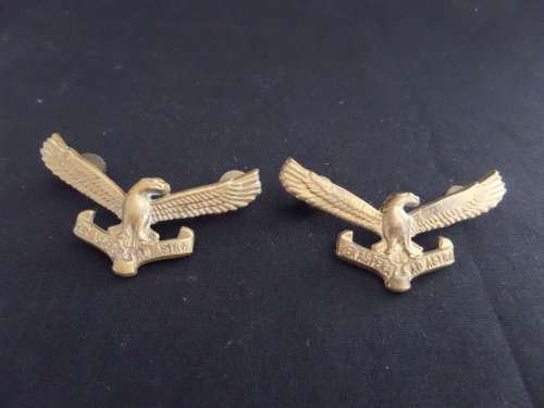 SAAF Per Aspera Ad Astra Cap Badges x 2